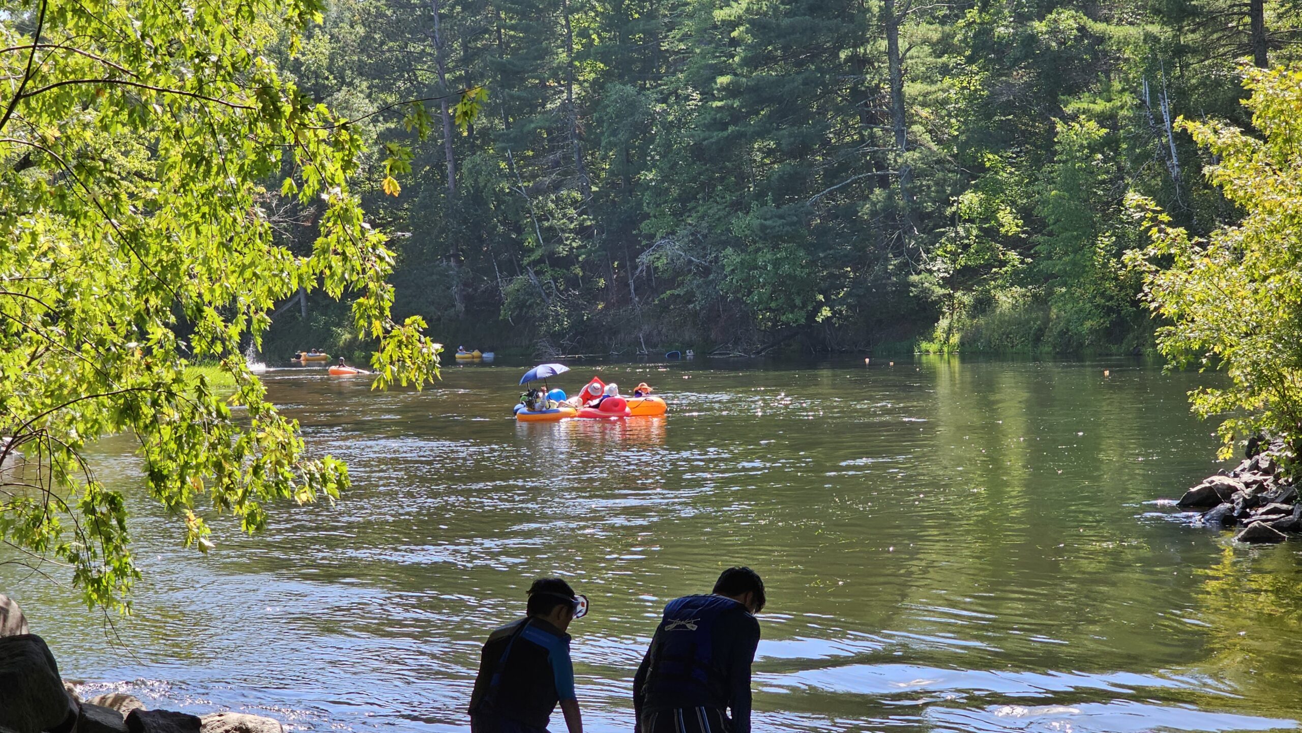 tubing on the yellow river danbury wisconsin